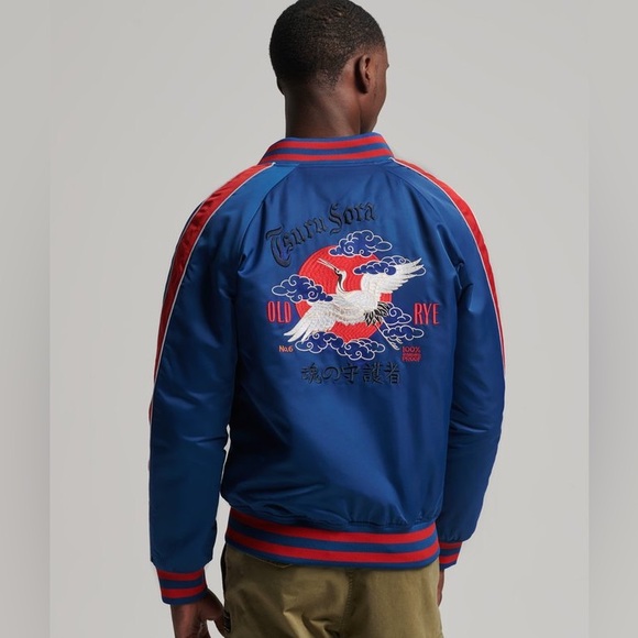 Superdry Men’s Vintage Sukajan Bomber Jacket - Picture 2 of 12